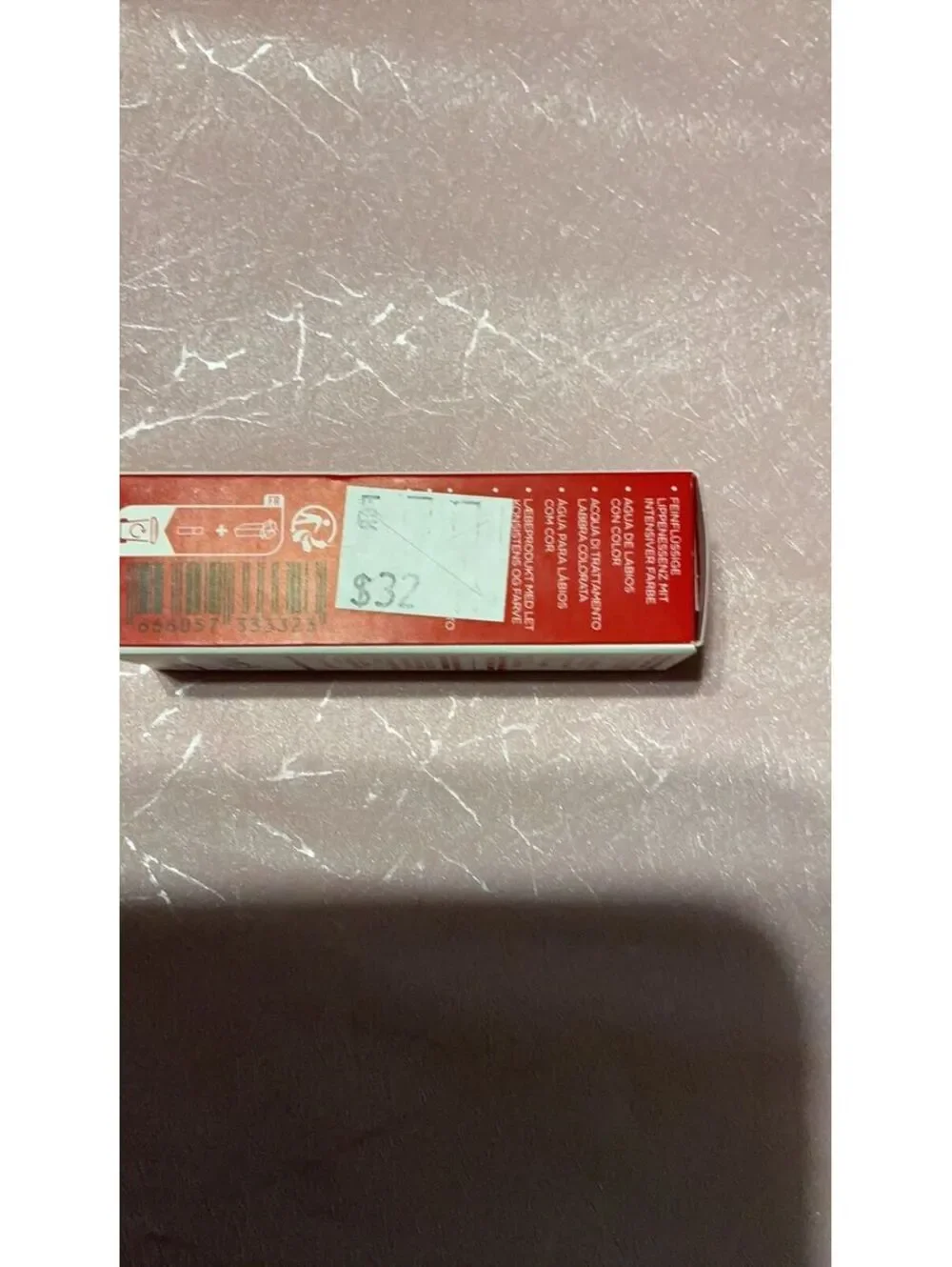 Clarins Water Lip Stain rose $32.00 box include